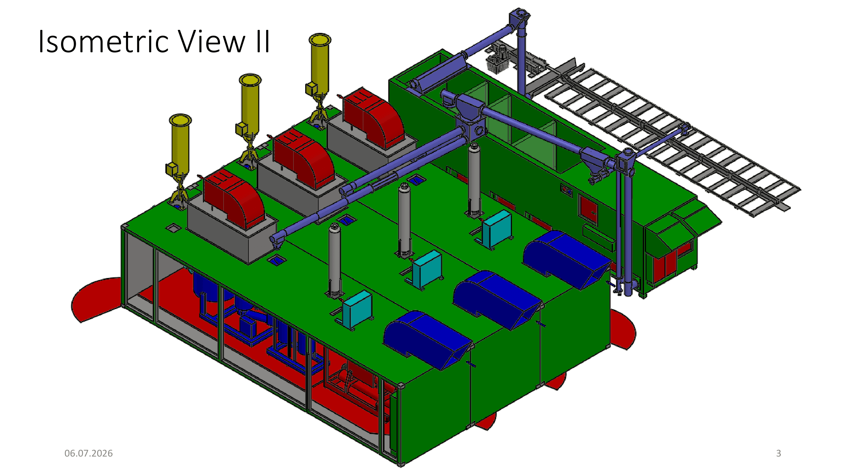 Isometric CAD view of the LiPRO 3× HKW300 cascade